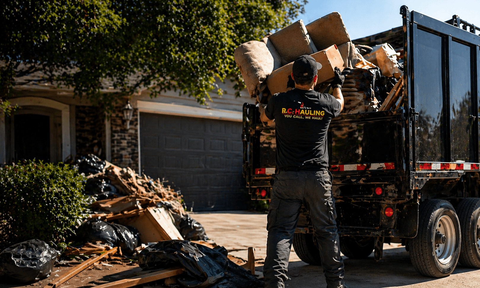 B.C. Hauling — junk removal and property cleanup crew serving Riverside County and the Inland Empire